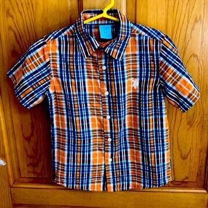 Boys 4T Short Sleeve Button Down Polo Brand Shirt